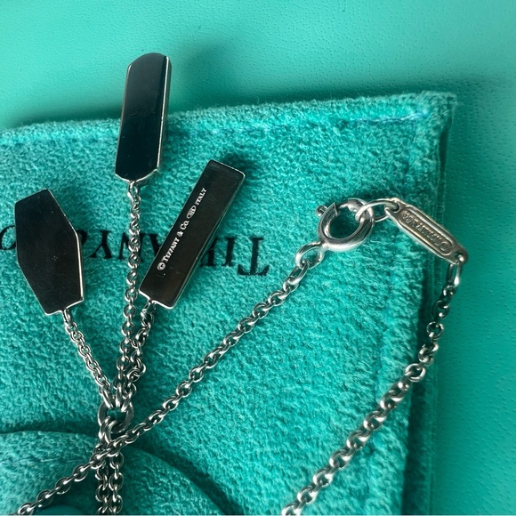 Tiffany & Co. RARE Necklace 18” GIFTABLE Sterling Silver,Pouch, BOX & BAG - Picture 5 of 17